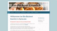 Desktop Screenshot of bio-baeckerei.info