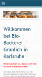Mobile Screenshot of bio-baeckerei.info